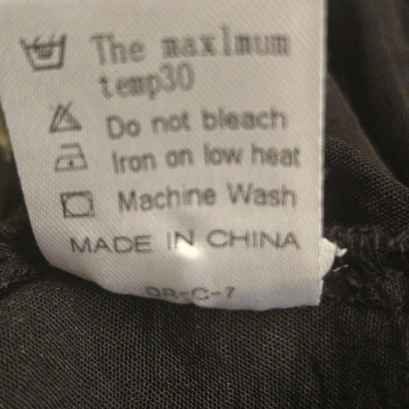 NWOT IWOLLENCE Wide Leg Pants/High Waist, Black, Women's Size Large - Picture 13 of 13